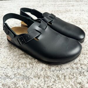Birkenstock Tokio Super Grip Leather Clogs